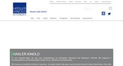 Desktop Screenshot of haslerkinold.de